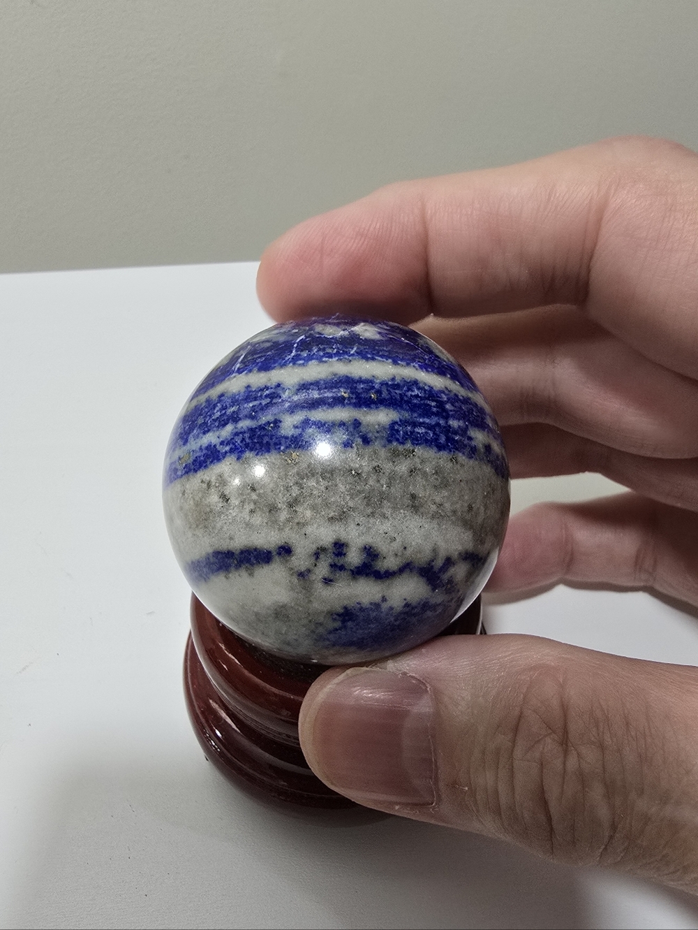 Lapis Lazuli Crystal Sphere 46 mm